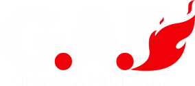 G.A.D. Churrasqueira - Logotipo Branco